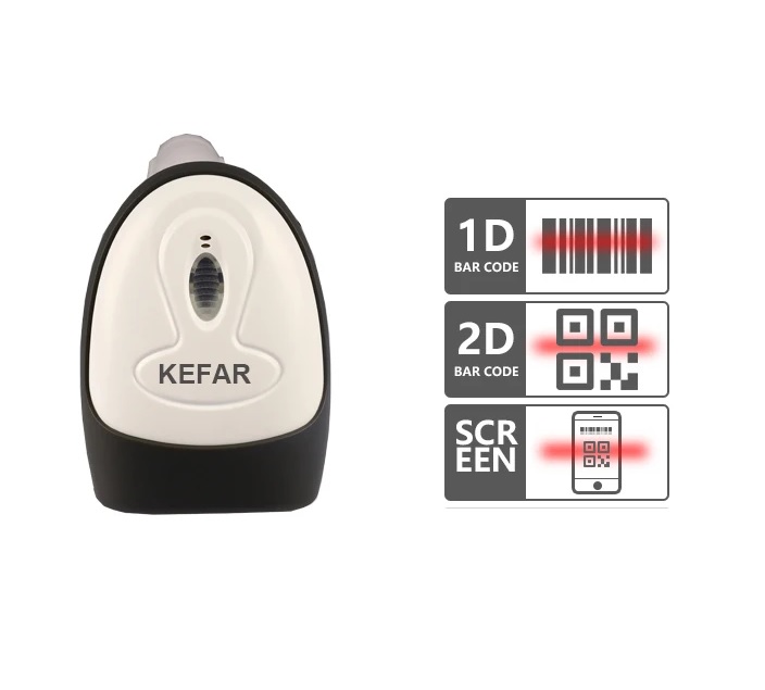 Сканер штрих кода KF-6802 USB (1D/2D кодов) для пРРО и ПК