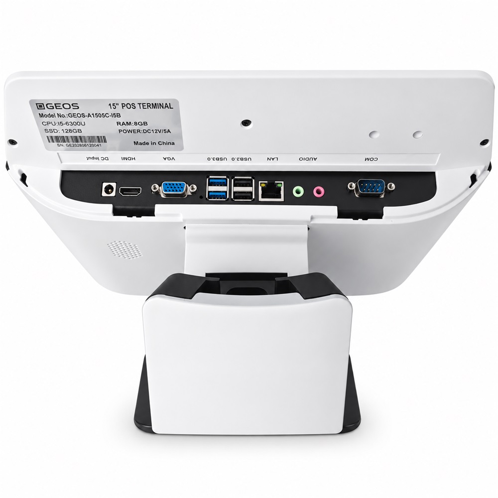 POS-терминал GEOS A1505C-I5 15″ сенсорный Intel Core i5, 8 ГБ, SSD 128 Гб POS-терминал GEOS A1505C-I5 15″ сенсорный Intel Core i5, 8 ГБ, SSD 128 Гб