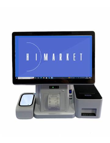 Комплект автоматизация магазина WHITE-POS Himarket+пРРО HiPOS (All-in-One)