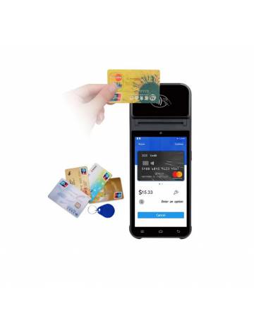 Сенсорный POS терминал Zeus (Android 13) поддержка банковских платежей (NFC) для бесконтактной оплаты и пРРО. 