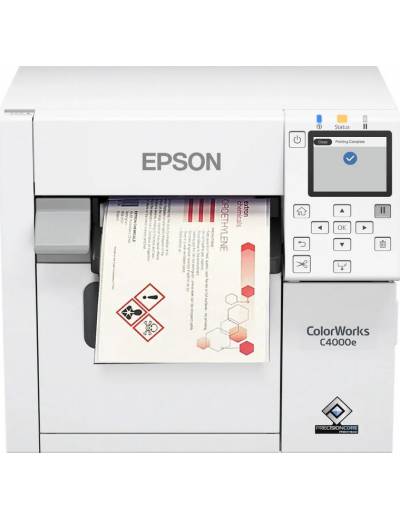 Полноцветный настольный принтер для печати этикеток Epson ColorWorks CW-C4000e-2