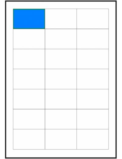 Этикетка 60.5x29.7 мм на листе А4