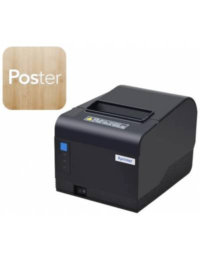 Чековый принтер Xprinter XP-Q260H для Poster и пРРО(USB + RS-232 + Ethernet)