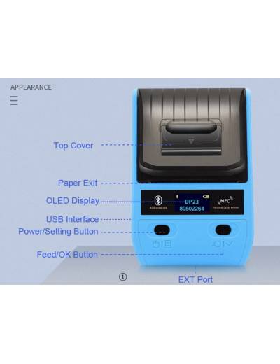 Мобильный принтер этикеток (чеков) G1-1